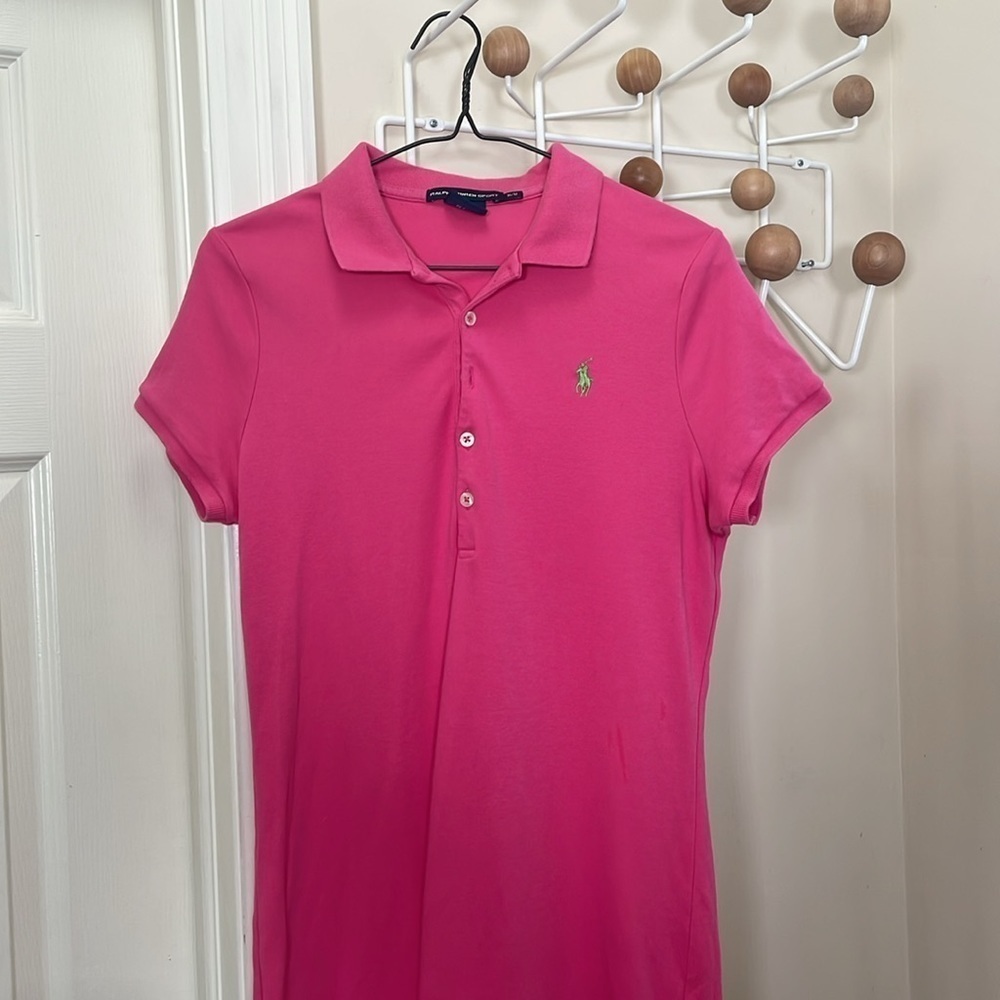 Ralph Lauren - Tennis Polo Dress - Pink - M - Picture 2 of 10